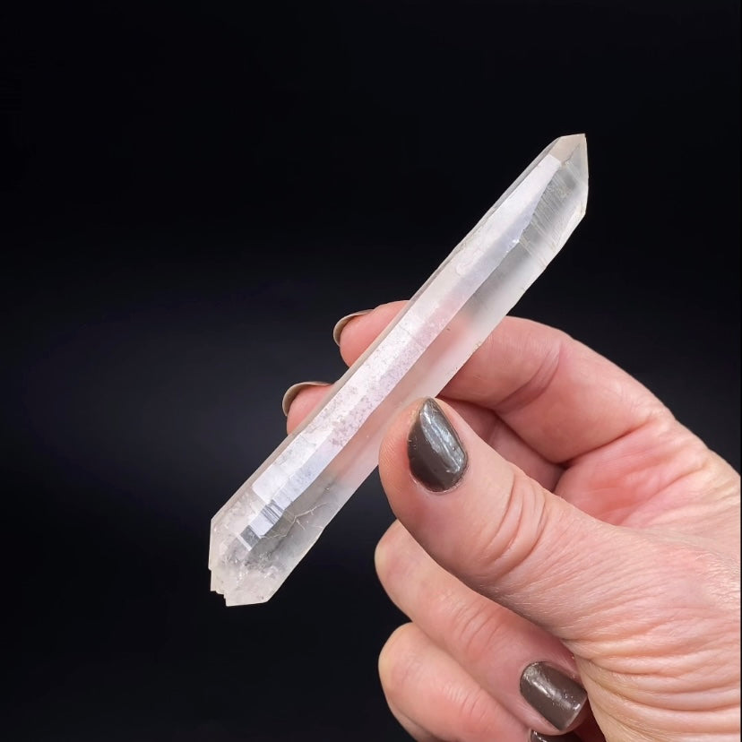 Double Terminated Quartz Crystal with Elestial Termination, Corinto, Minas Gerais, Brazil
