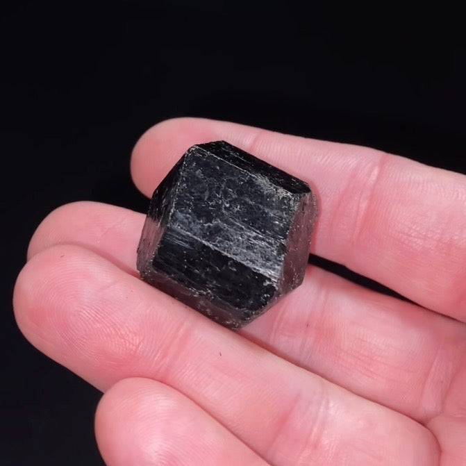 Double Terminated Black Tourmaline Schorl Crystal