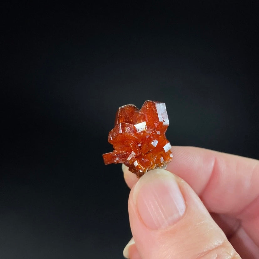 Gemmy Vanadinite Thumbnail Size Cluster