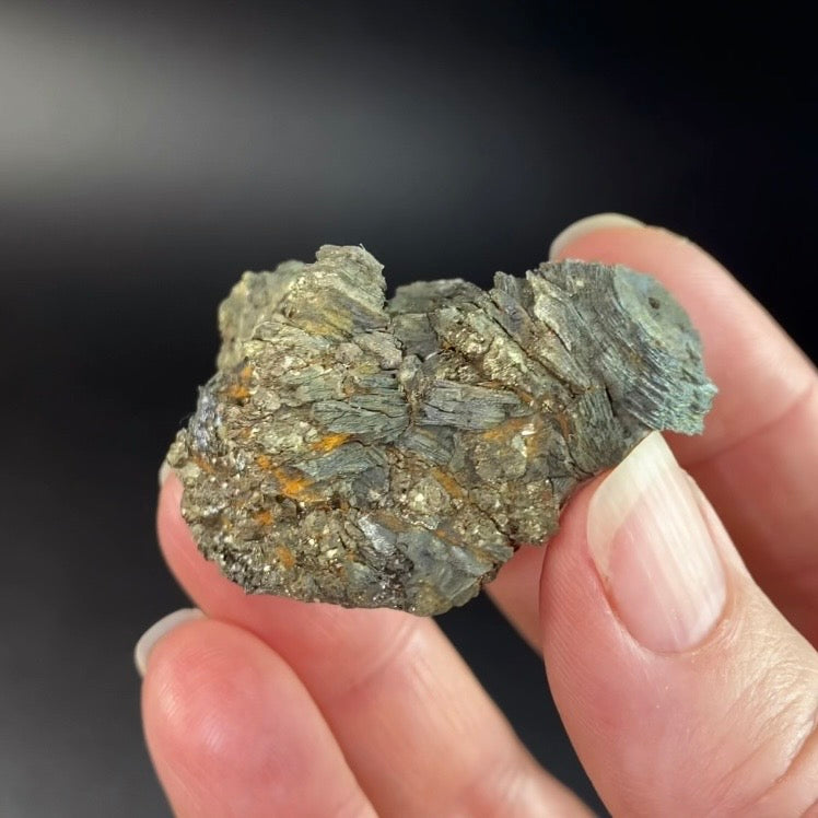 Marcasite After Pyrrhotite with Pyrite, Trepca Mine, Kosovo