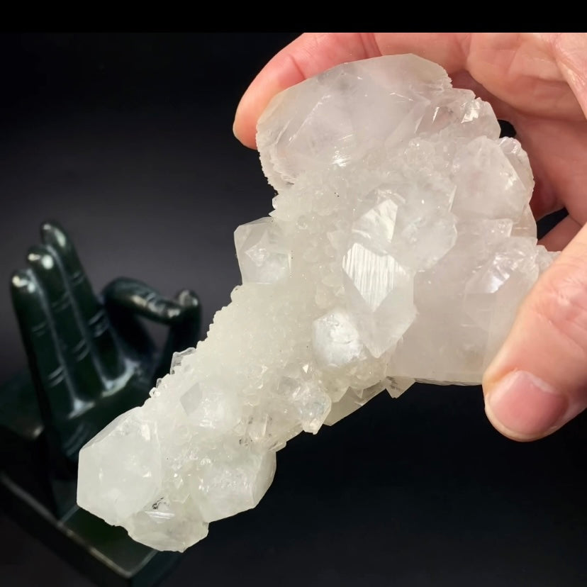 Clear Apophyllite Stalactite Formation Cluster