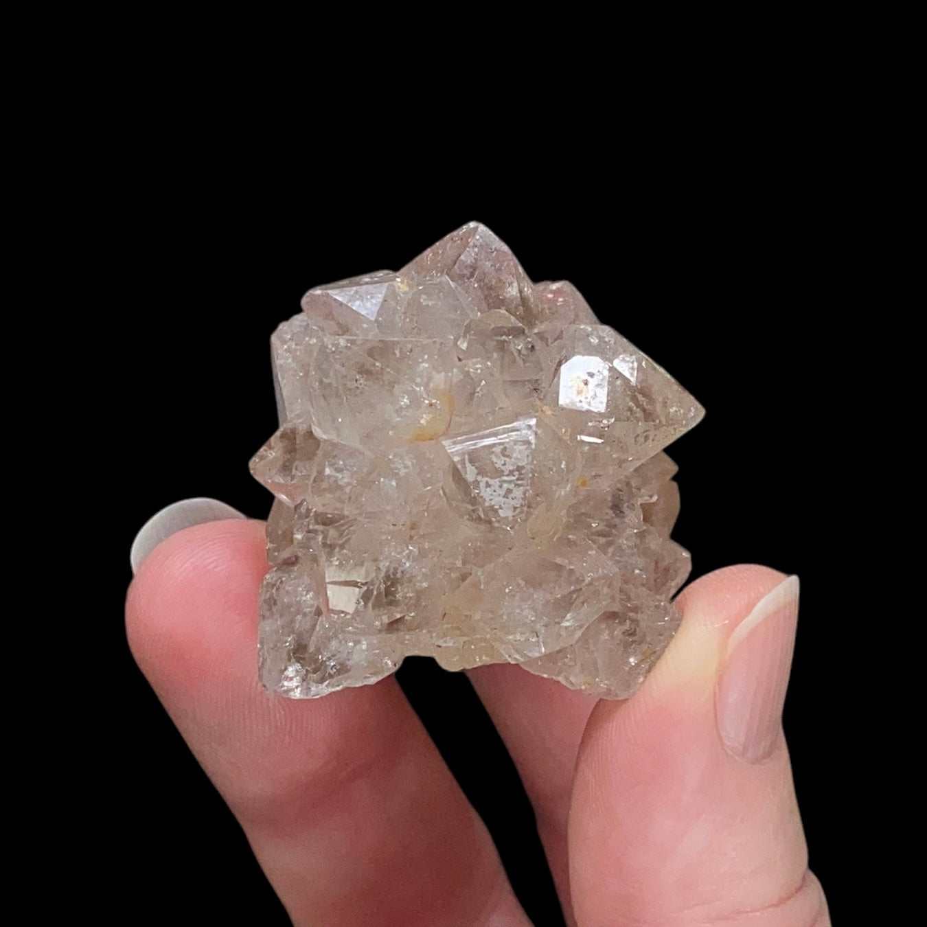 Smoky Quartz Flower Cluster, India