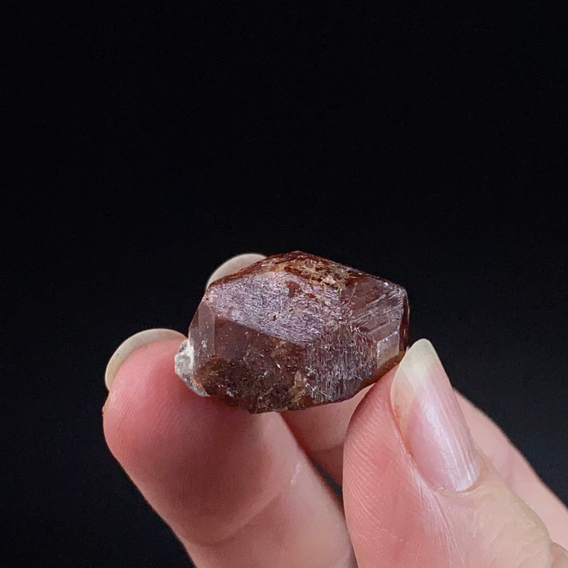 Dark Orange Garnet Crystal, Shigar Valley, Pakistan