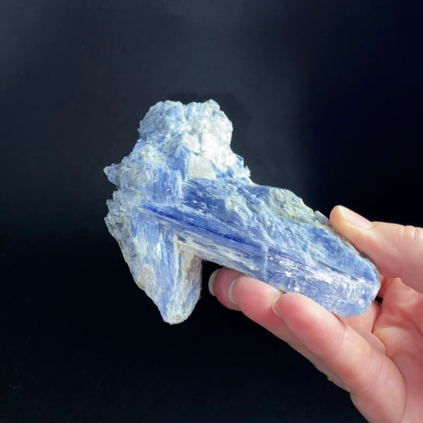 Blue Kyanite and Quartz Specimen from Minas Gerais, Brazil