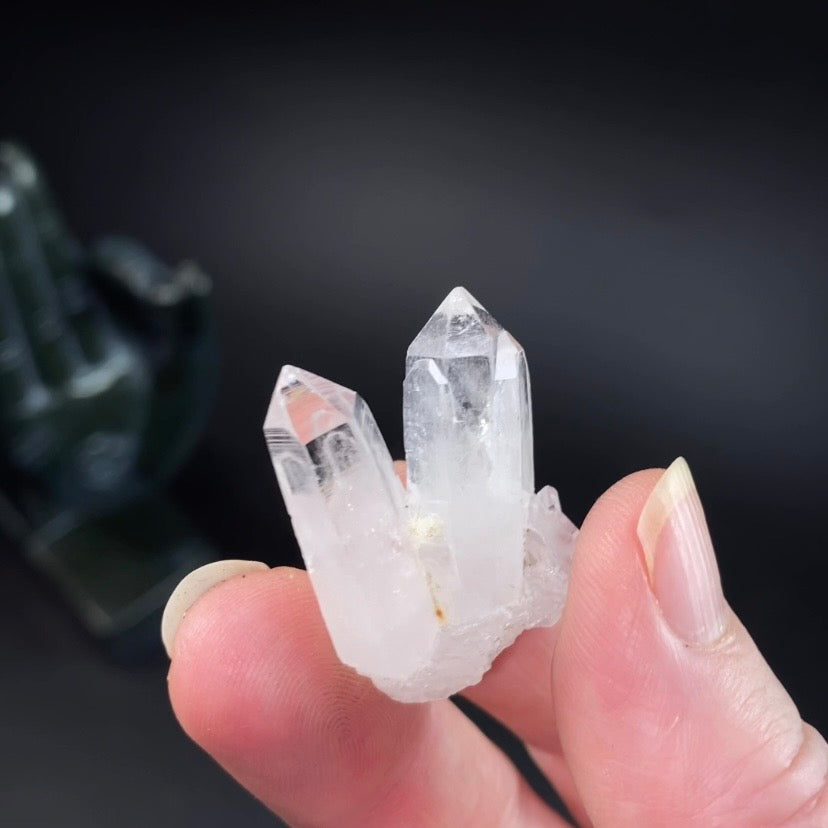 Mini Clear Quartz Crystal Cluster - Natural Crystals and Minerals