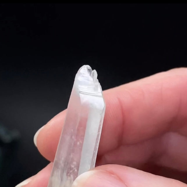 Double Terminated Himalayan Laser Quartz Crystal from Hashupi, Shigar Valley, Pakistan
