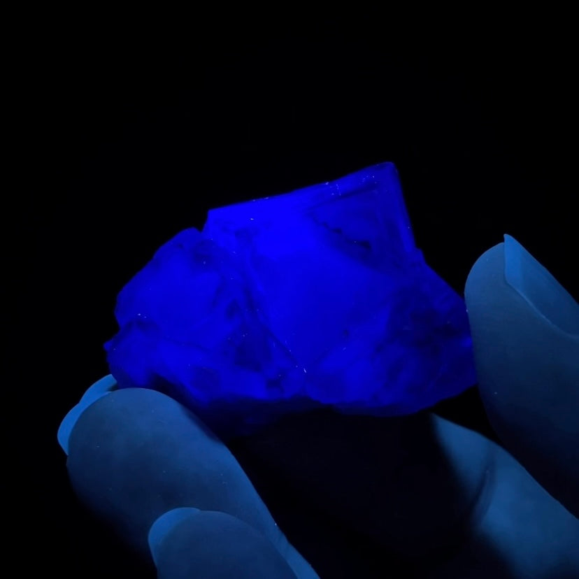 Green and Purple Cubic Fluorite Specimen, Okorusu Mine, Namibia