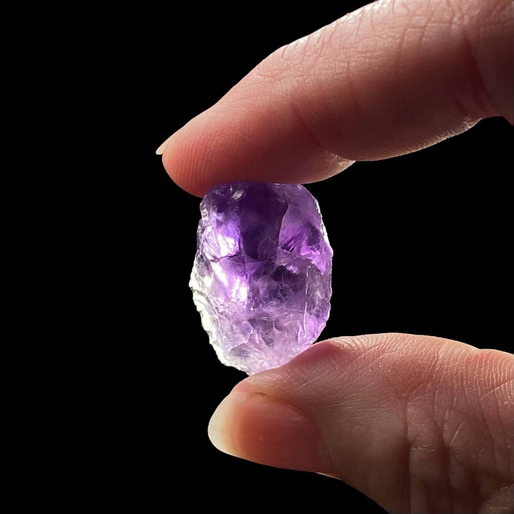 Deep Purple Amethyst Quartz Crystal