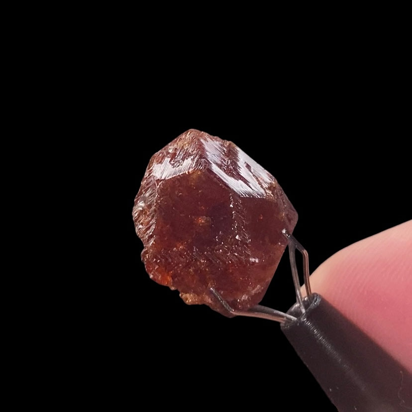 Natural Etched Garnet Crystal, Shigar Valley, Pakistan