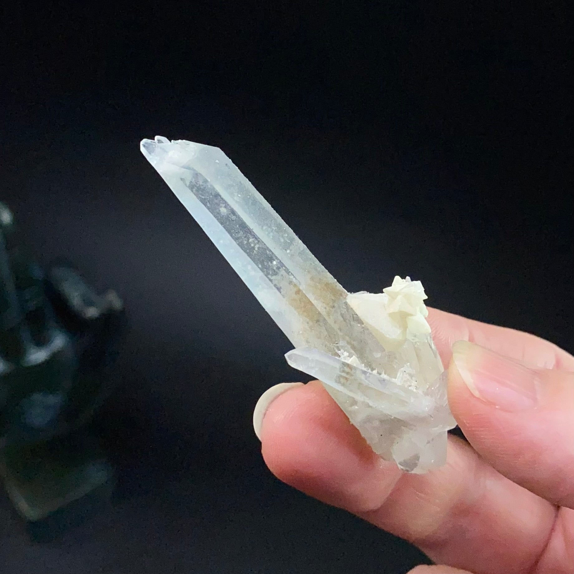 Double Terminated Himalayan Laser Quartz Crystal from Hashupi, Shigar Valley, Pakistan