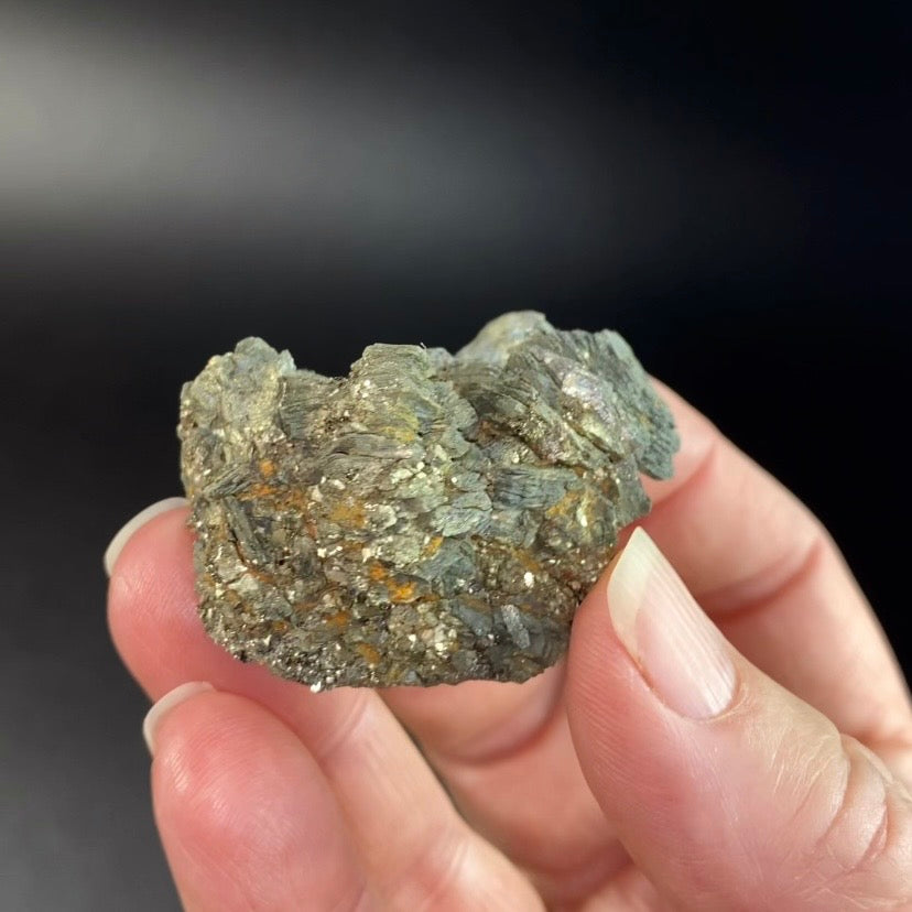 Marcasite After Pyrrhotite with Pyrite, Trepca Mine, Kosovo