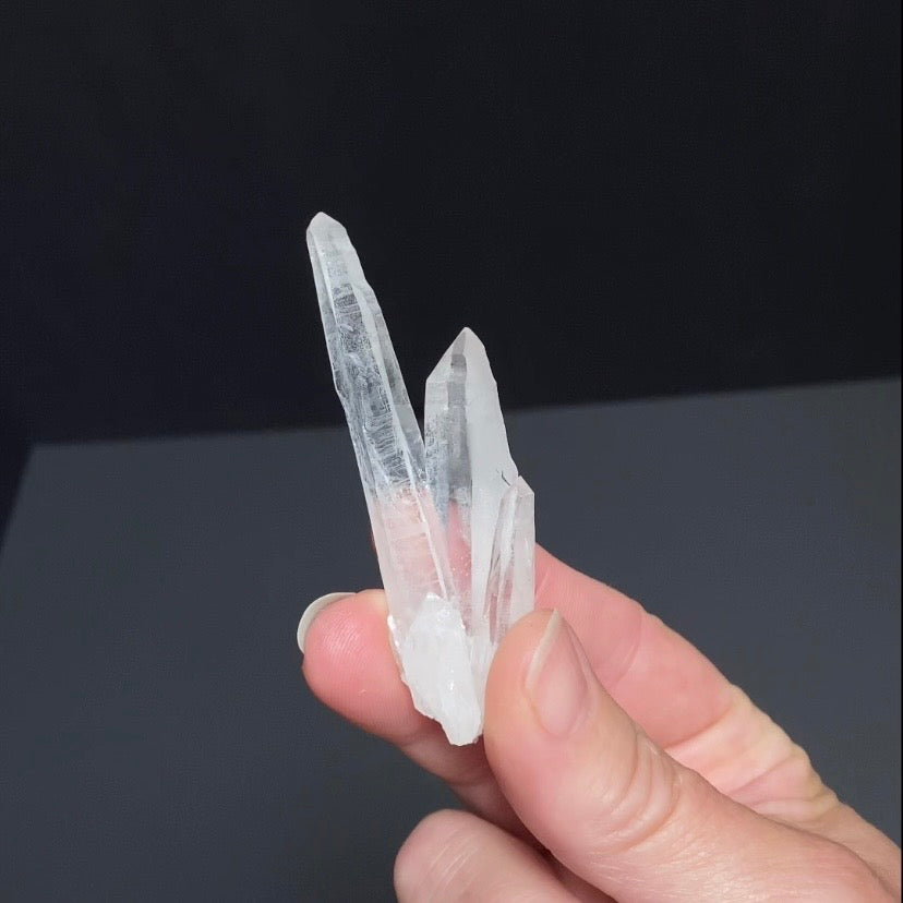 V Shaped Twin Quartz Crystal Cluster