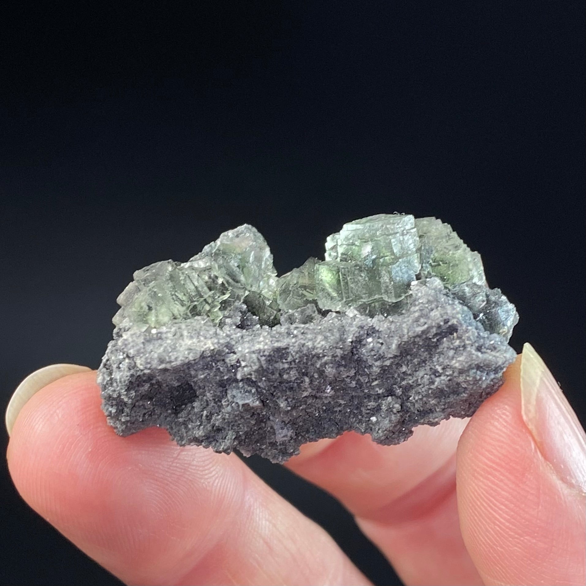 Green Cubic Fluorite Specimen, Yaogangxian Mine