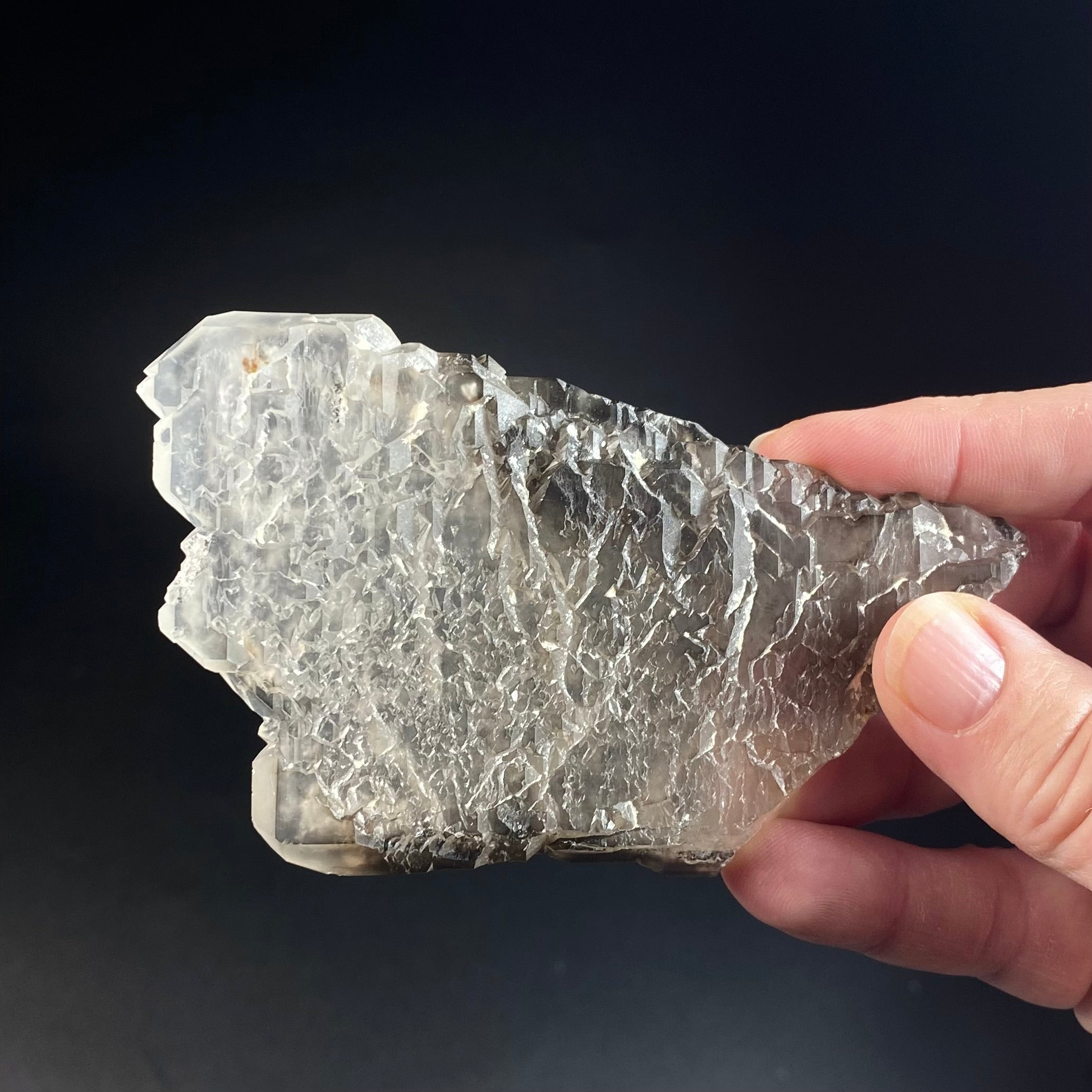 Unique Tabular Smoky Quartz Crystal