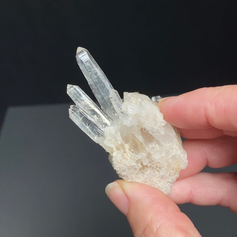Clear Quartz Crystal Cluster from Minas Gerais, Brazil