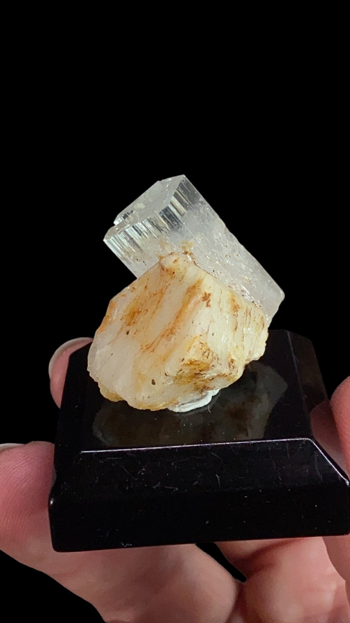 Beryl var. Goshenite Crystal With Microcline Feldspar, Shigar Valley, Pakistan