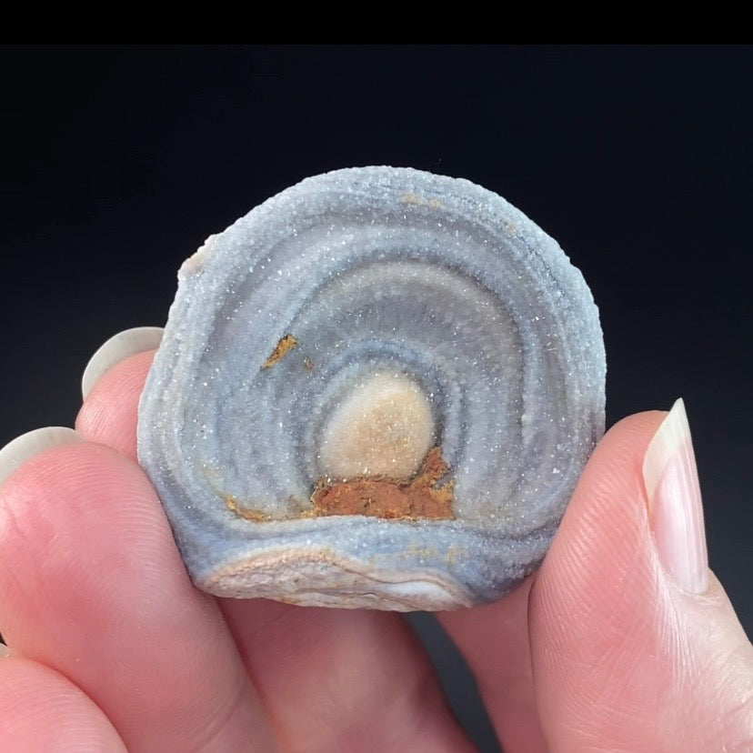 Druzy Chalcedony Concretion from Rio Grande do Sul, Brazil