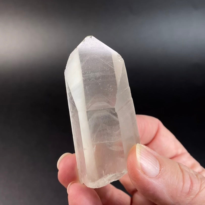 Clear Quartz Crystal with Multiple Phantoms Inside, Corinto, Minas Gerais, Brazil