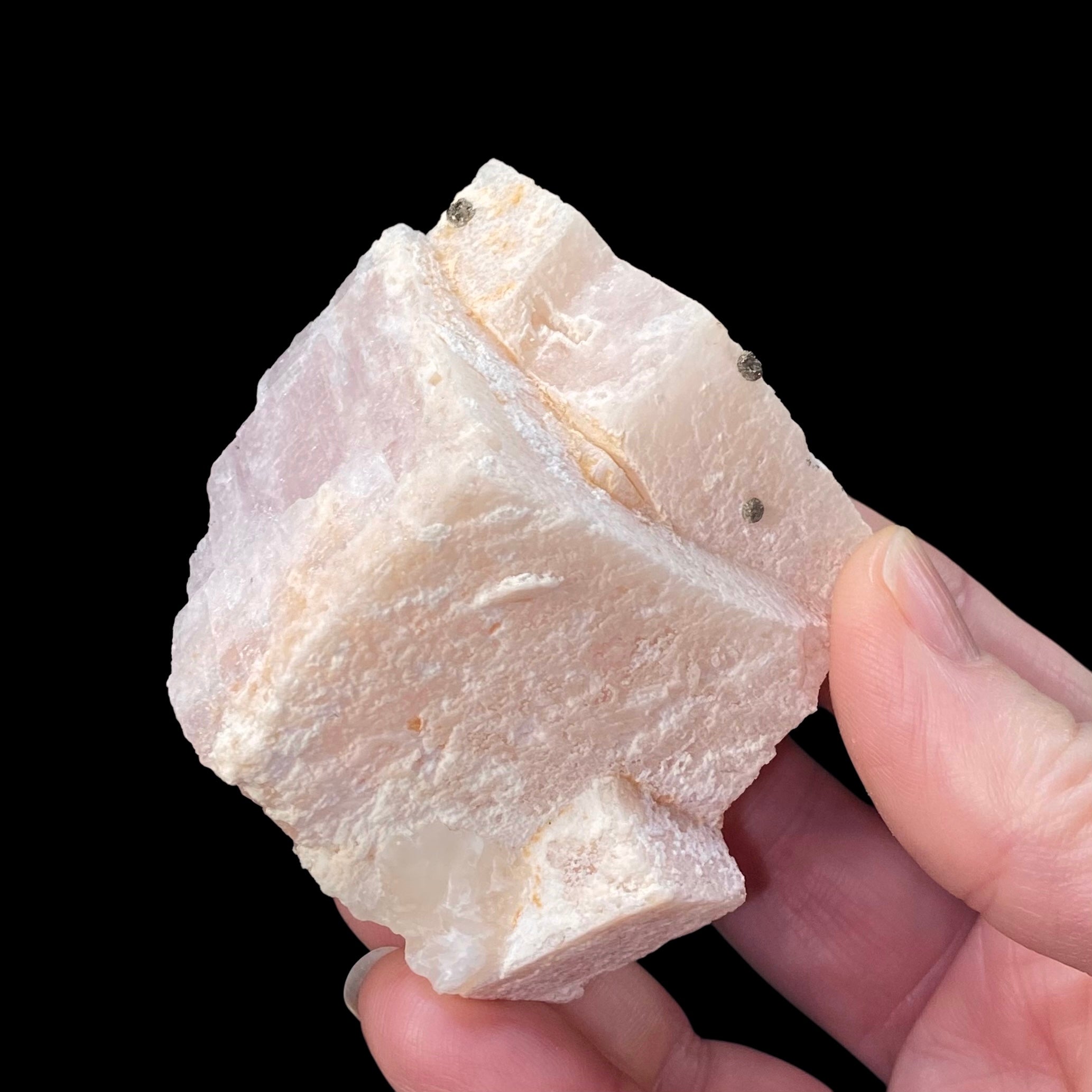 Rhombic Fluorescent Mangano Calcite Specimen from Trepca Mine Complex, Kosovo