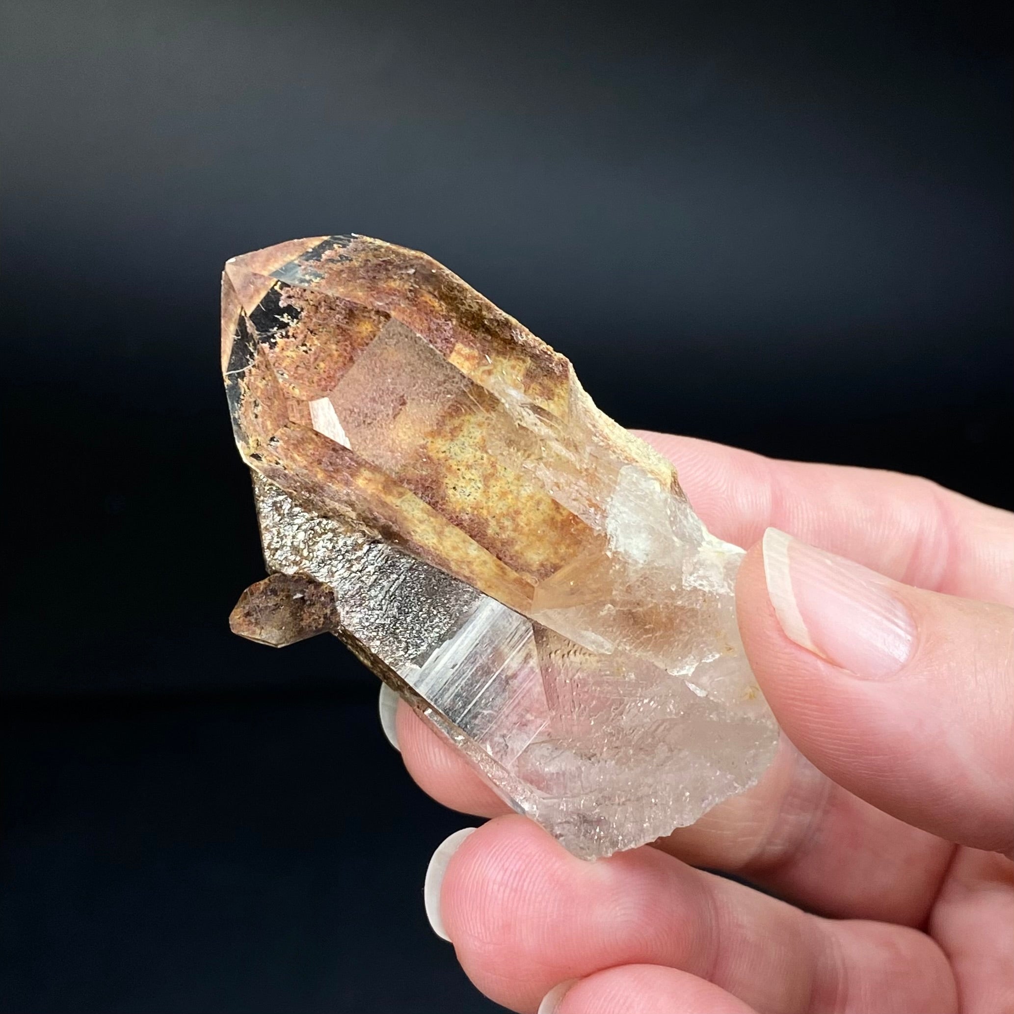 Garden Quartz Cluster aka Lodalite with Window
