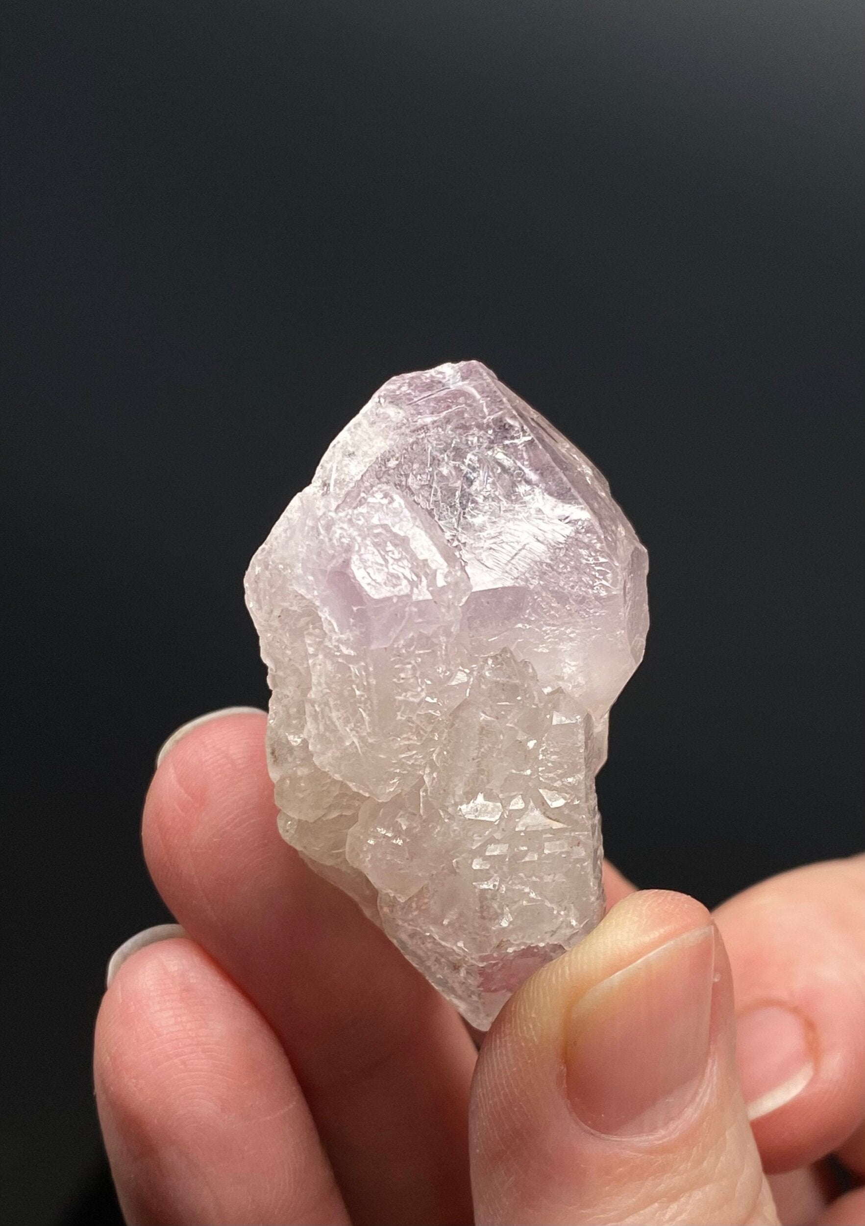 Purple Amethyst Quartz Crystal Cluster