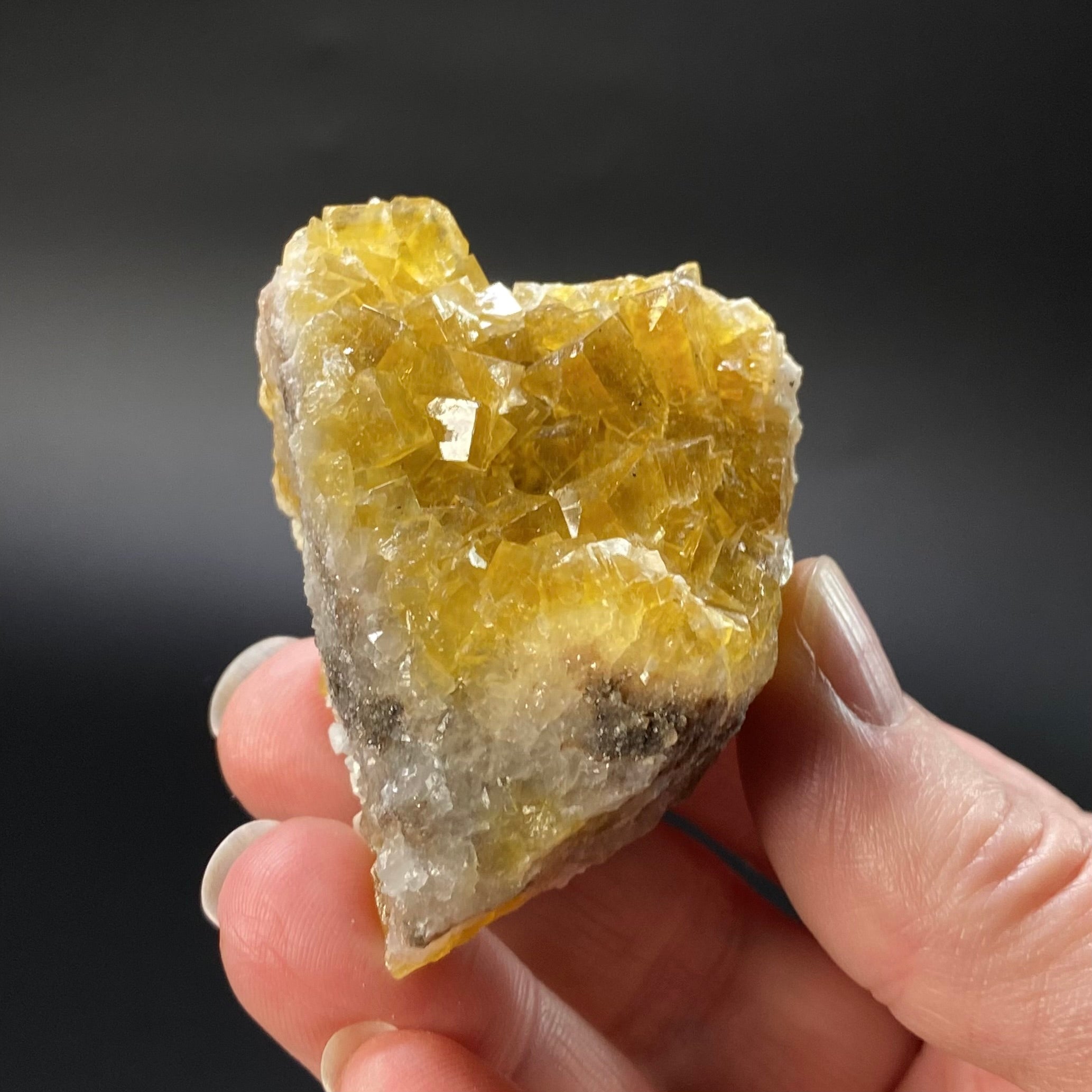 Honey Yellow Moscona Fluorite Cluster