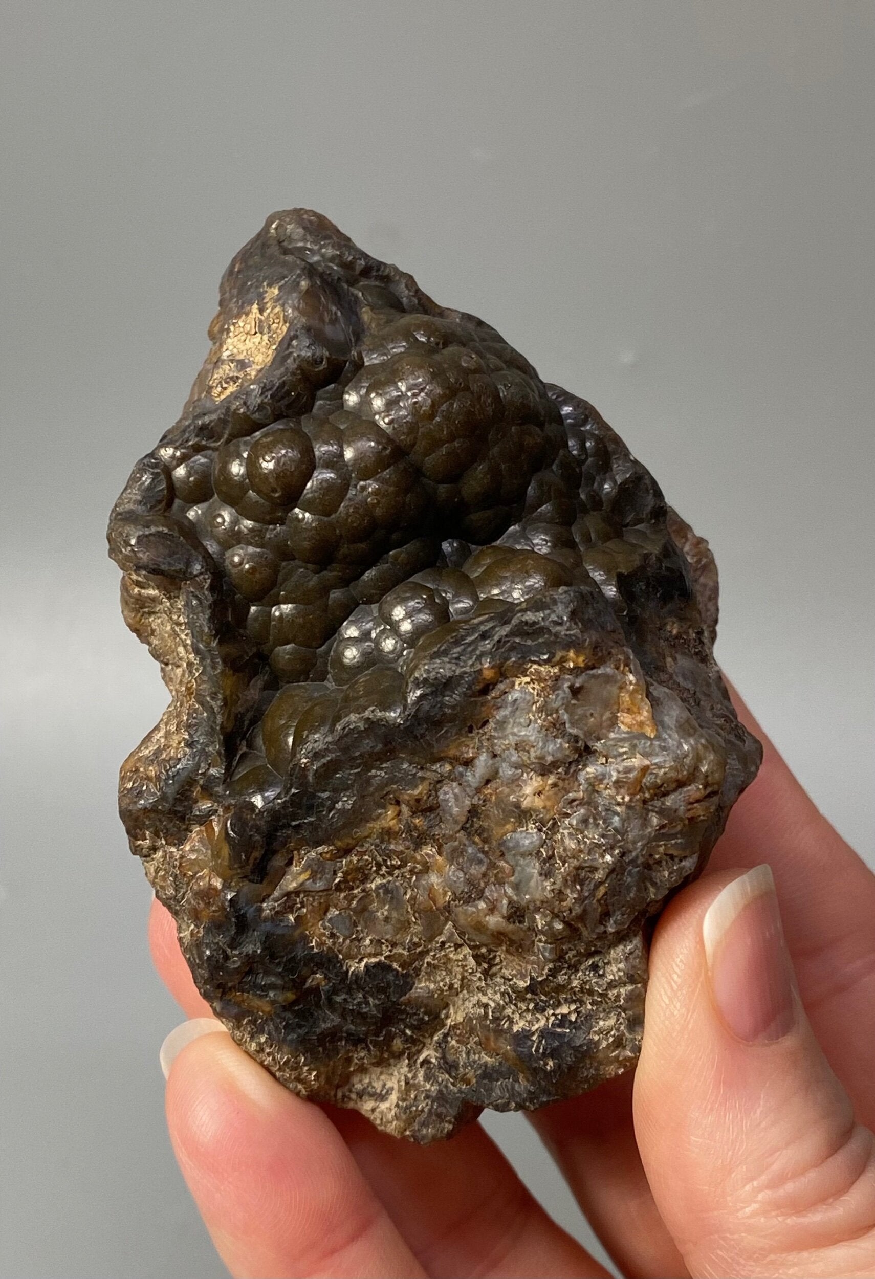 Botryoidal Agate with Hematite & Goethite