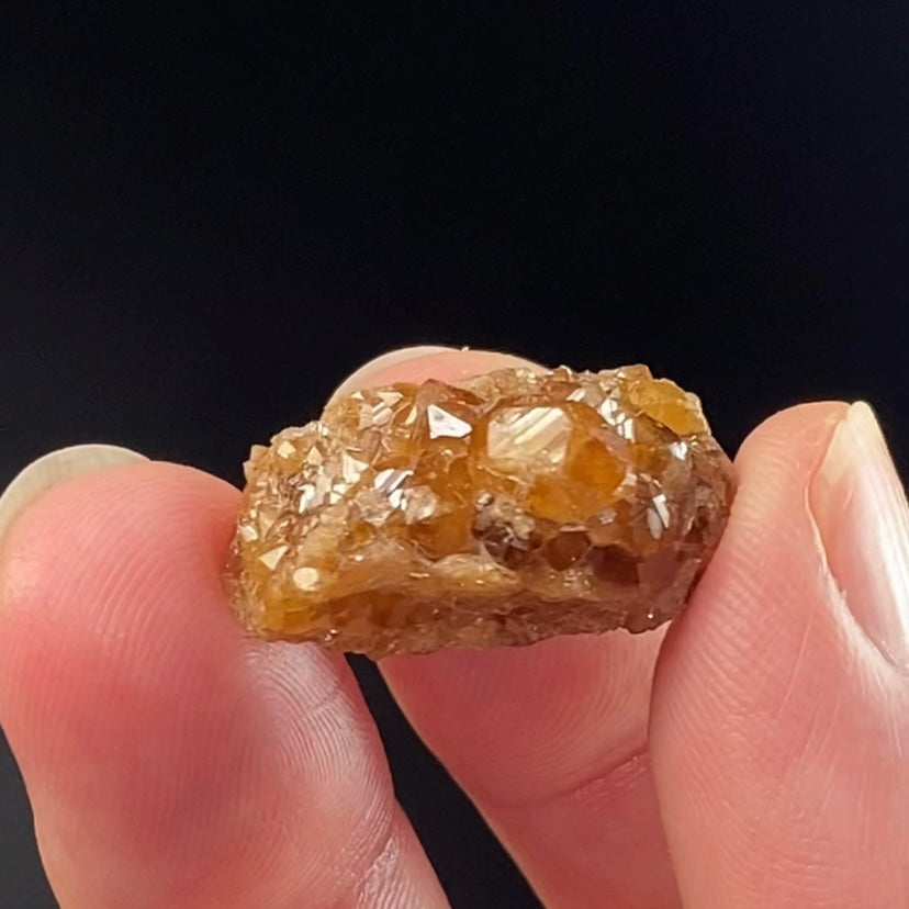 Orange Spessartine Garnet Crystals on Matrix from Bajaur Agency Pakistan