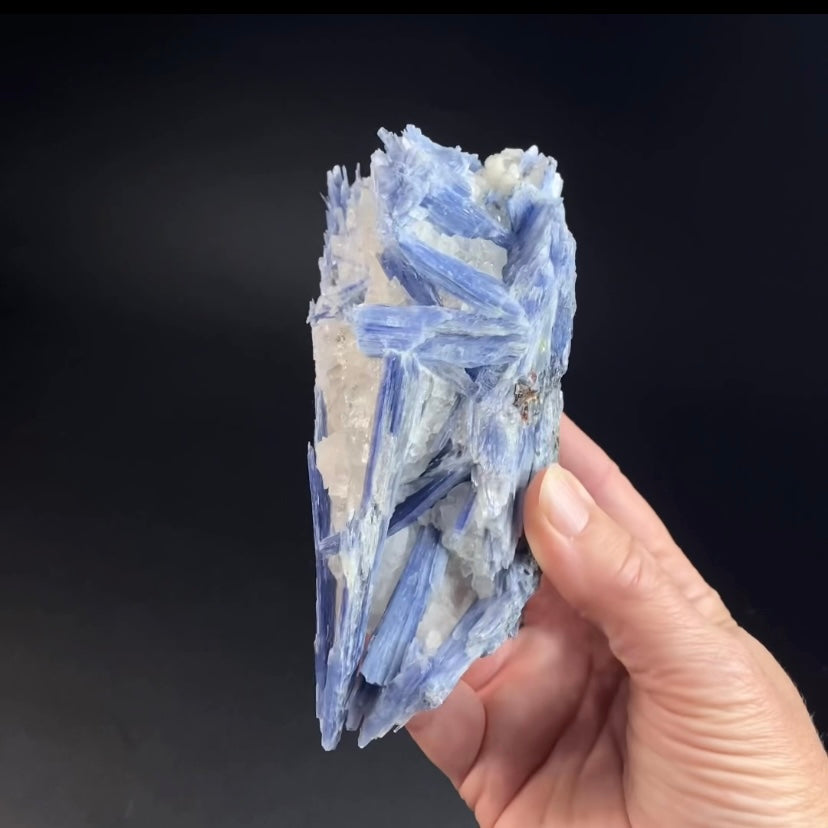 Blue Kyanite and Quartz Specimen from Minas Gerais, Brazil