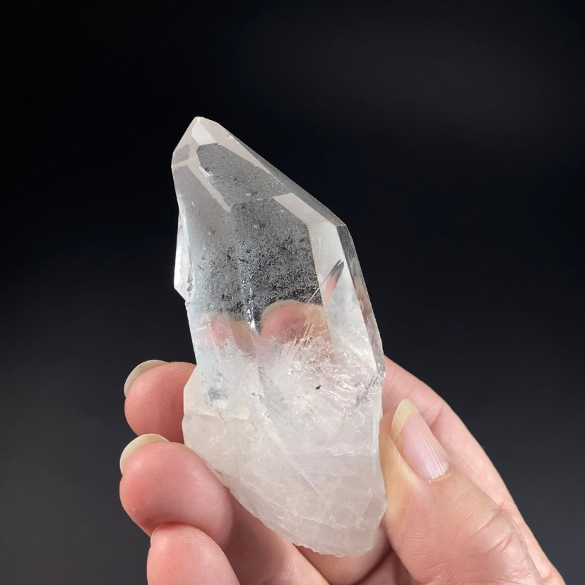Water Clear Isis Quartz Crystal with Starbrary Markings, Minas Gerais, Brazil