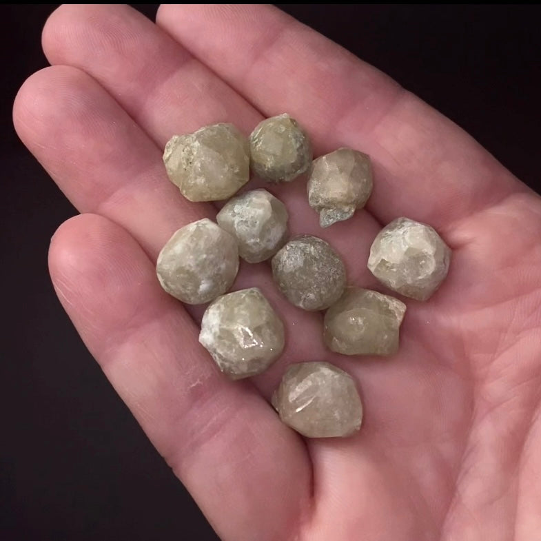 Yellow Green Grossular Garnet Crystal from Mohmand District, Pakistan