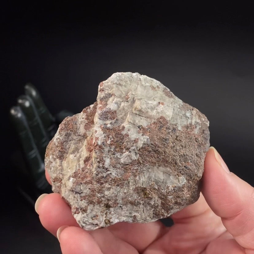 Willemite, Calcite & Franklinite Specimen with Unique Pattern