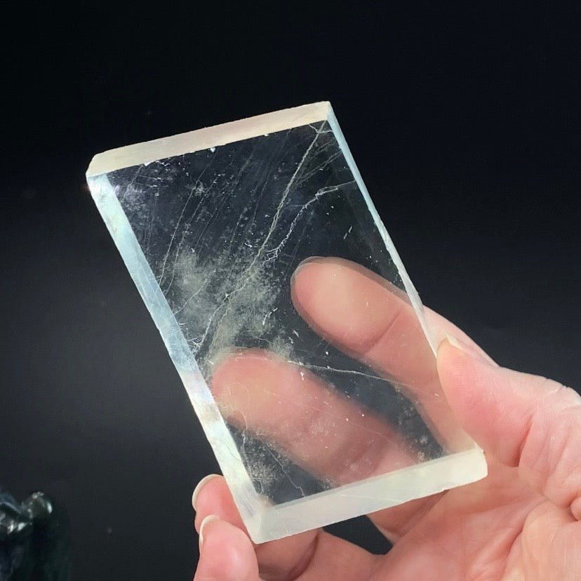 Rainbow Iceland Spar Optical Calcite Specimen from Brazil