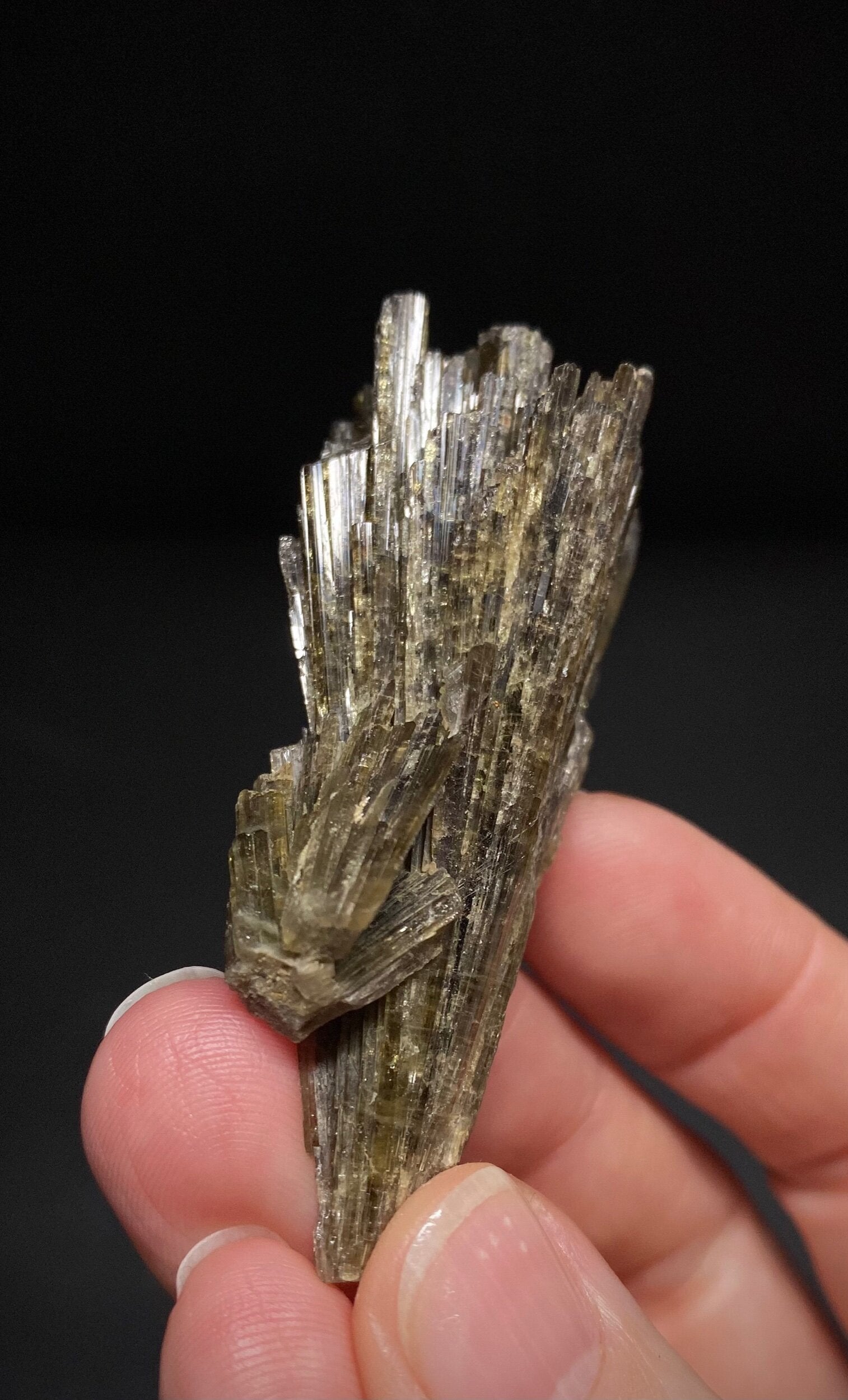 Epidote Fan Crystal Cluster