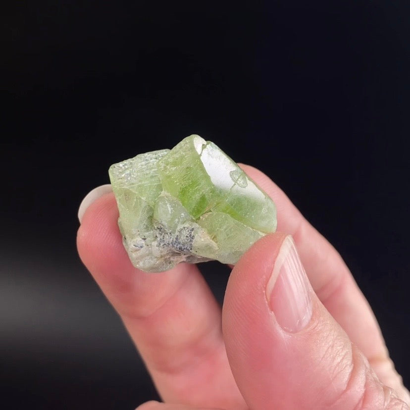 Terminated Peridot Crystal Cluster from Kohistan, Pakistan