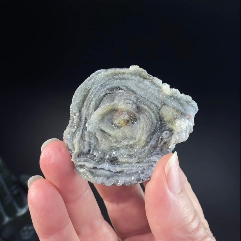 Druzy Chalcedony Concretion from Rio Grande do Sul, Brazil