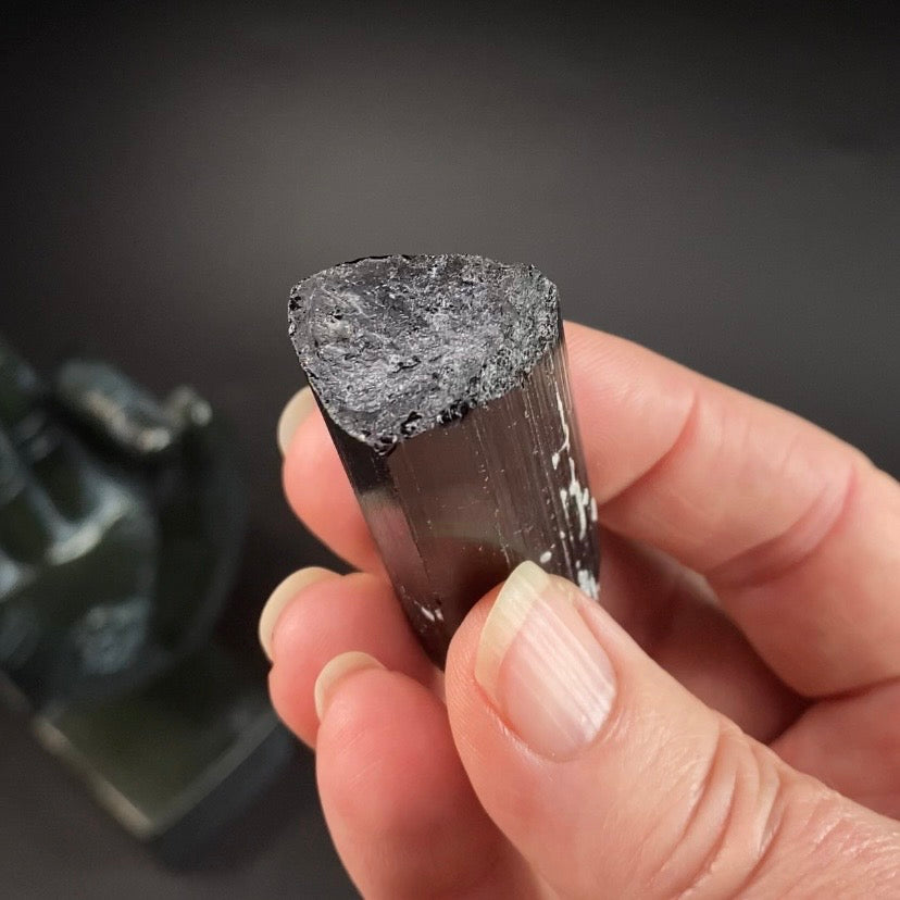 Black Tourmaline Schorl Crystal from Shigar Valley, Pakistan