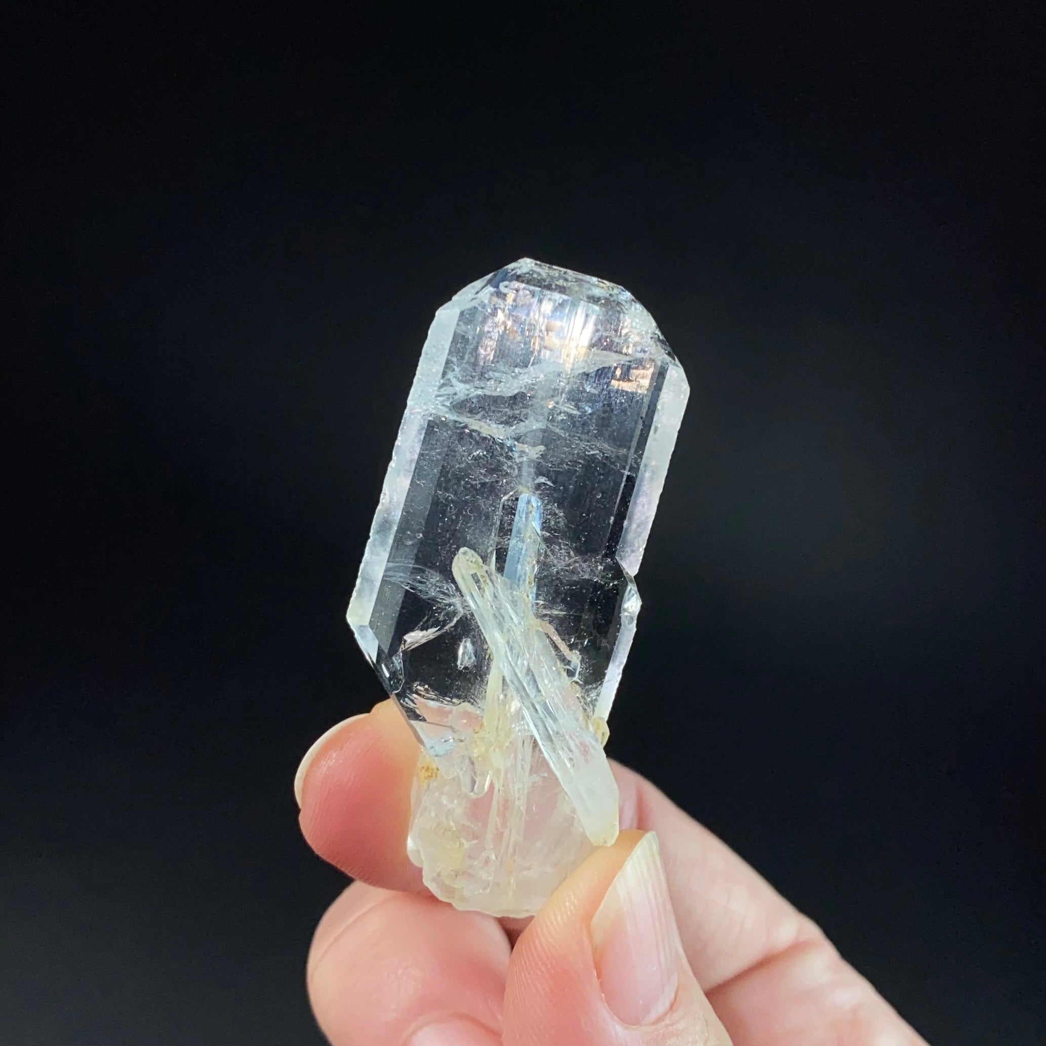 Tabular Faden Quartz Crystal Cluster