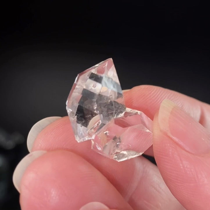 Double Terminated Herkimer “Diamond” Quartz Crystal Cluster