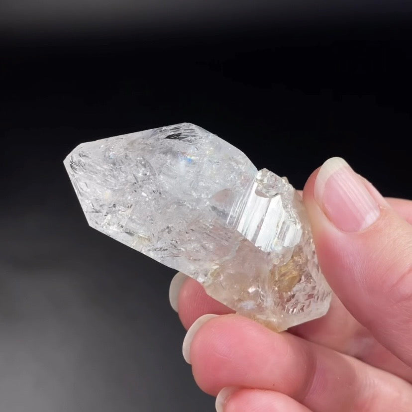 Double Terminated Clear Quartz Crystal