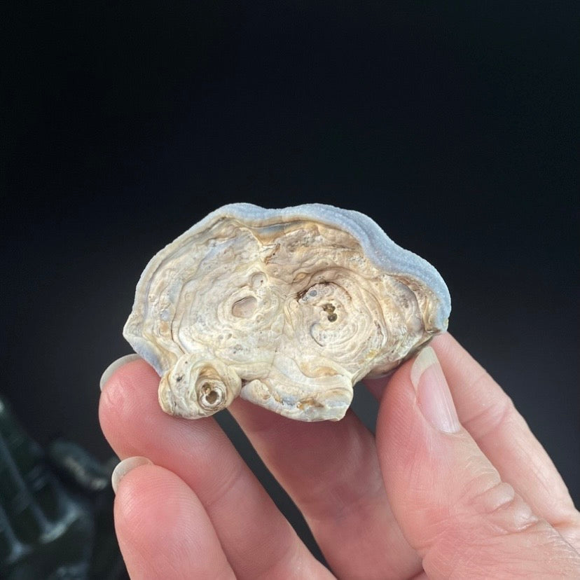 Druzy Chalcedony Concretion from Rio Grande do Sul, Brazil