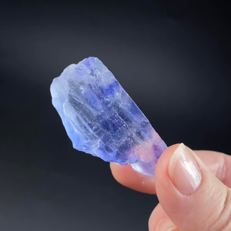 Blue Halite Crystal Specimen from Turkey