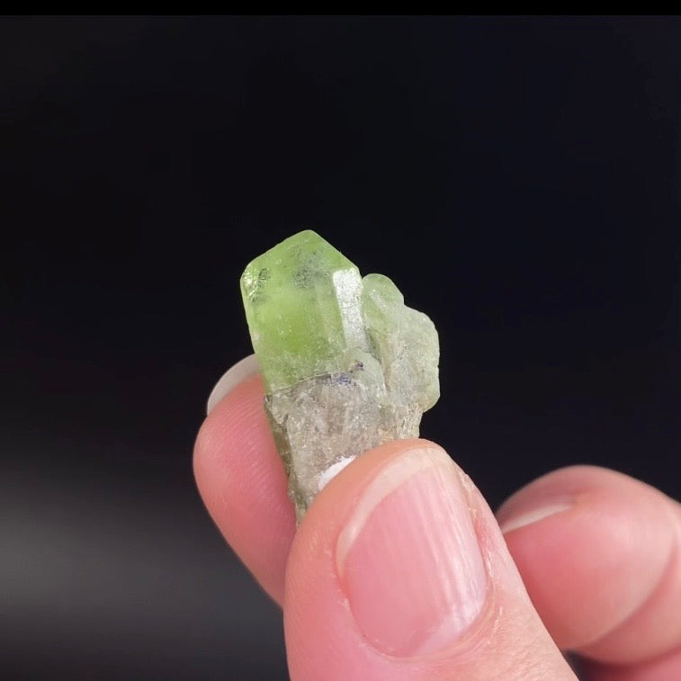 Terminated Peridot Crystal from Kohistan, Pakistan