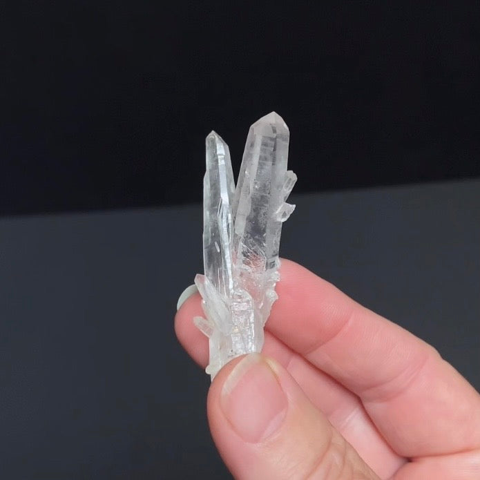 V Shaped Twin Quartz Crystal Cluster