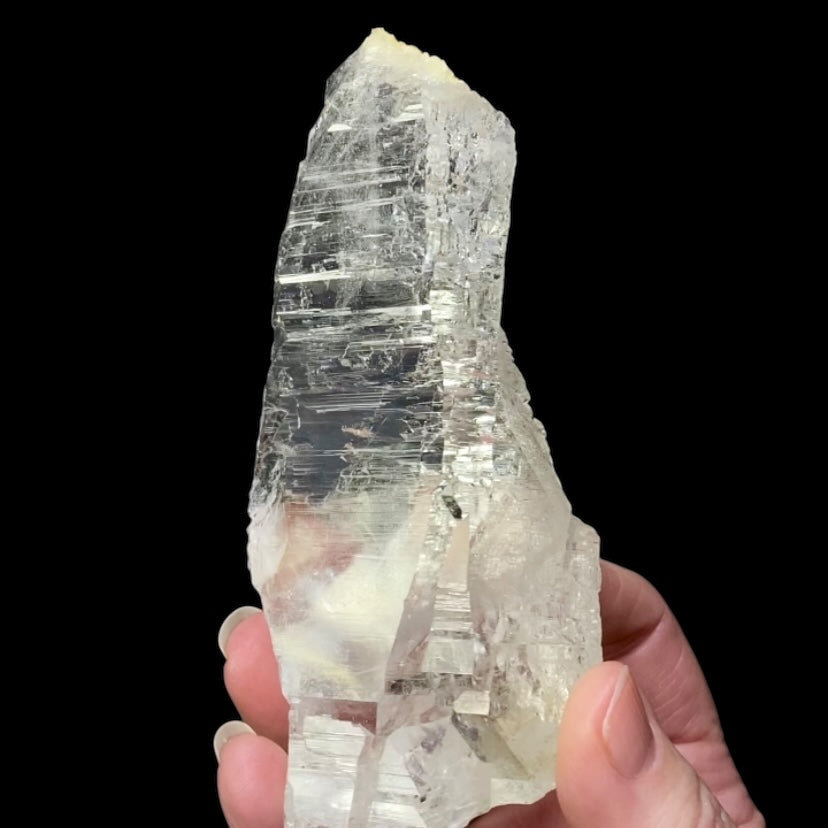 Himalayan Hydrothermal Etched Clear Nirvana Quartz Crystal