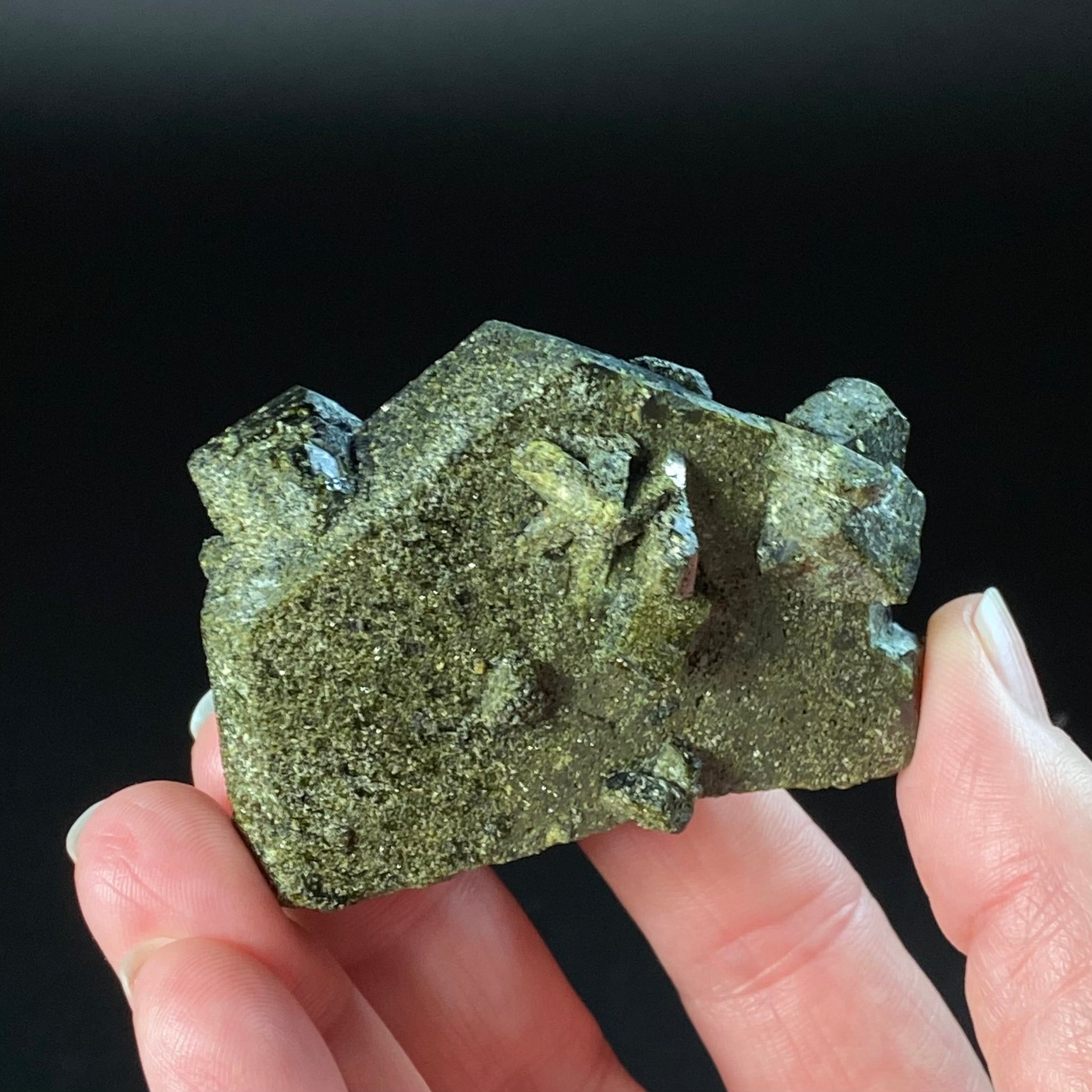 Epidote and Magnetite Specimen, Ras Koh Mountains, Kharan, Balochistan, Pakistan