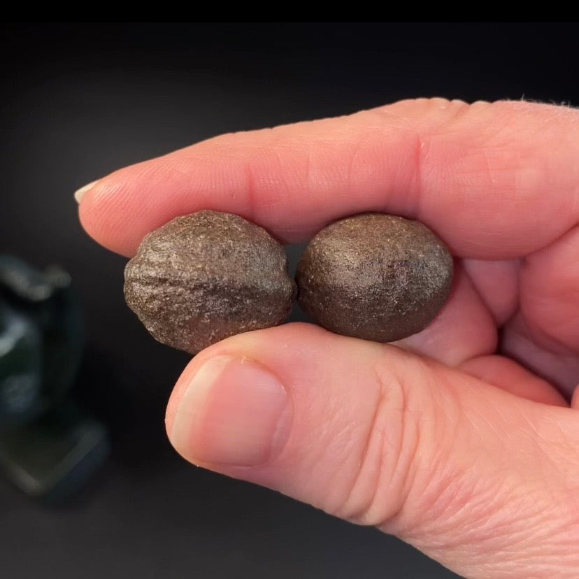 Shaman Stone aka Moqui Marble Male and Female Pair of Stones