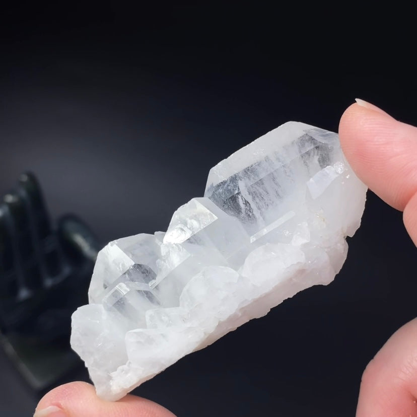 Tabular Faden Quartz Crystal Cluster
