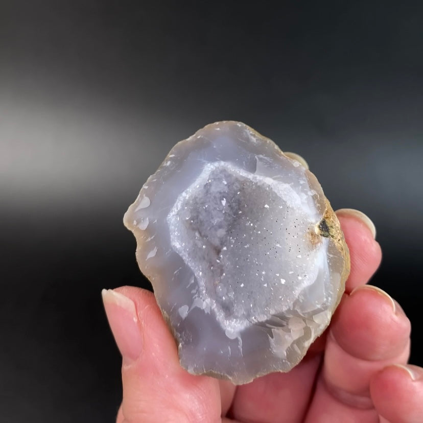 Complete Quartz and Agate Geode from India