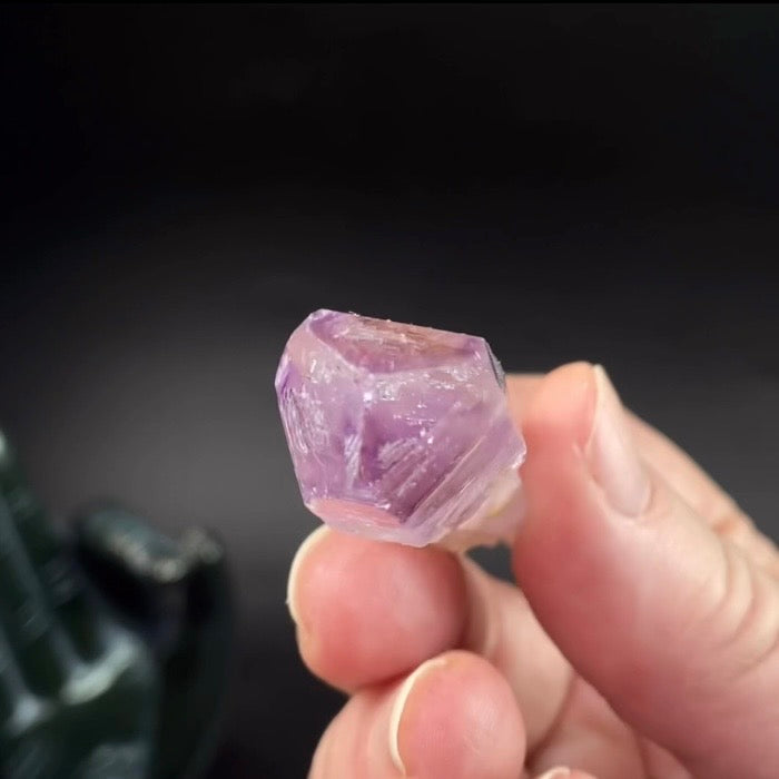 Amethyst Scepter Crystal from Vera Cruz, Mexico with Trigonal Habit